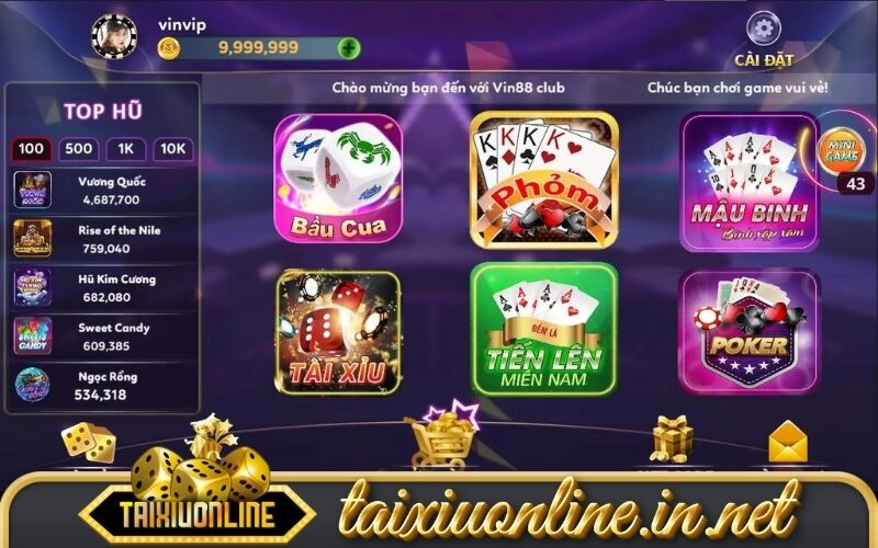 tài xỉu vin88